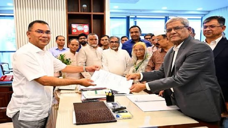 রাষ্ট্রপতি পদে মির্জা ফখরুলকে বিএনপির প্রার্থী ঘোষণা